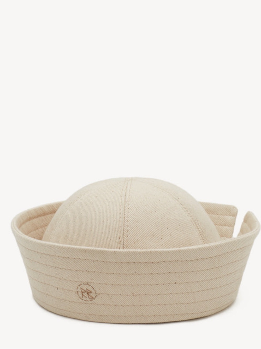Women’s Cream Straw Boater Hat